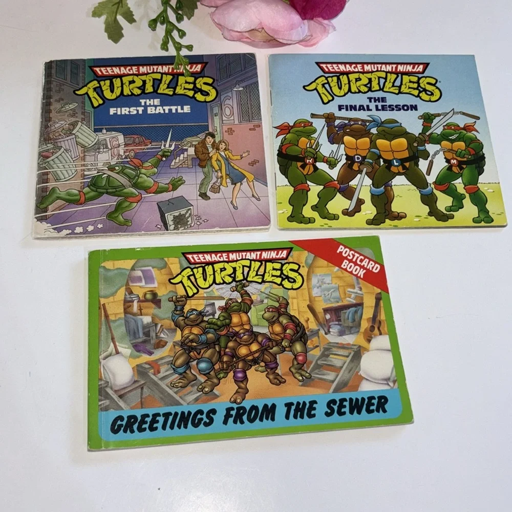 Teenage Mutant Ninja Turtles Book Set The First Battle TMNT the final